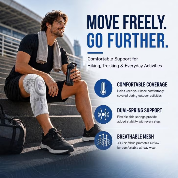 Knee Sleeve Patella Gel Pad Support