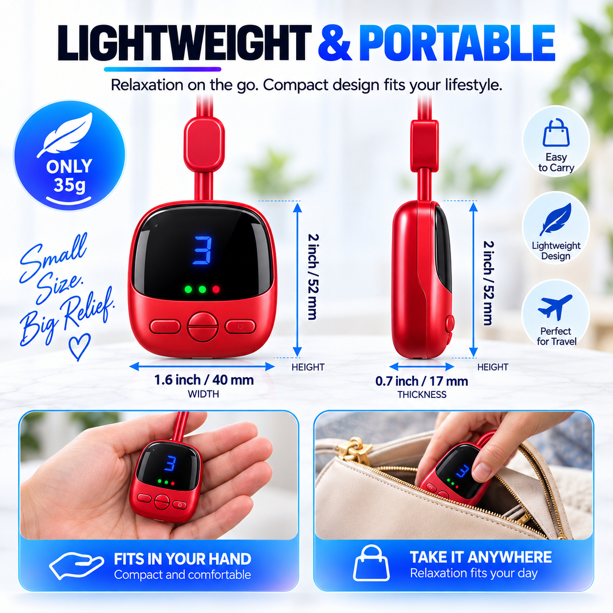 Three-Step Neck Massager Usage Feature 08