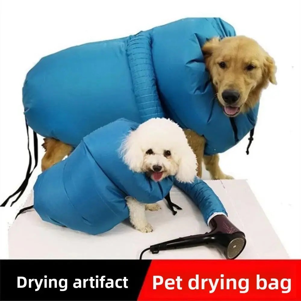 Heeipaw Multi-Size Dog Drying Bag - 360° Air Circulation Grooming Suit for Small, Medium & Large Dogs and Cats, Pet Blow Drying 