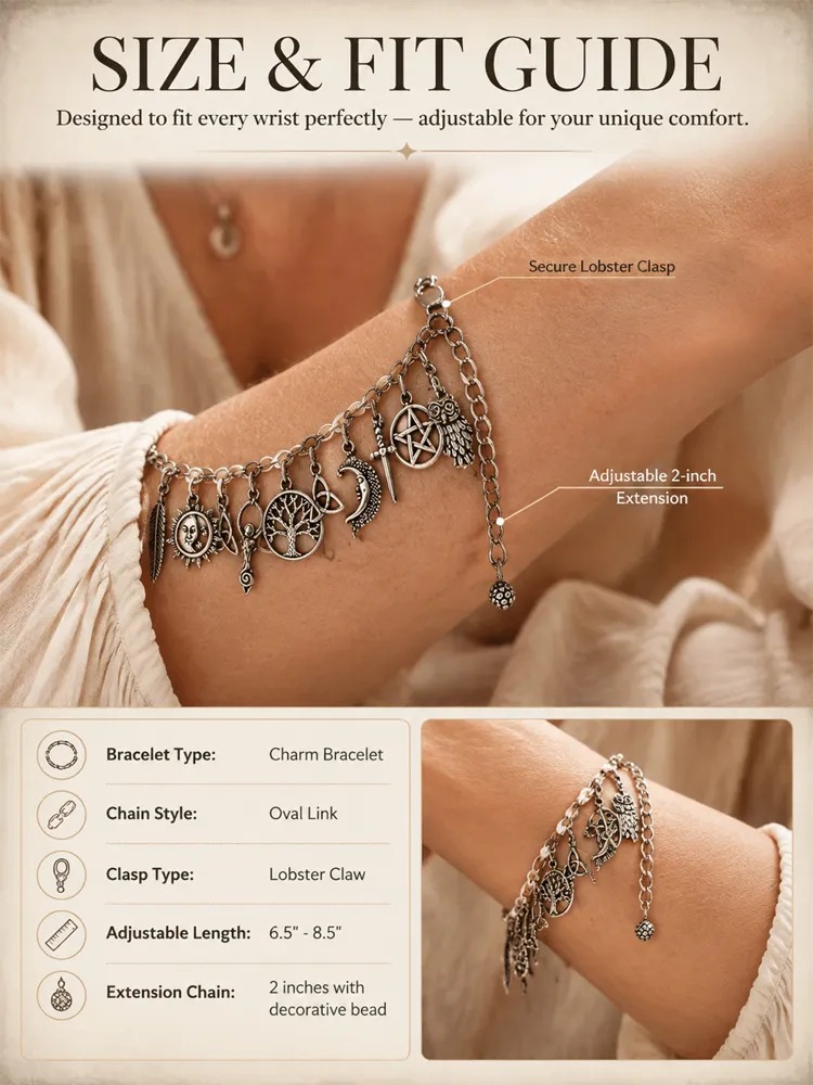 Decorative bracelet detail image
