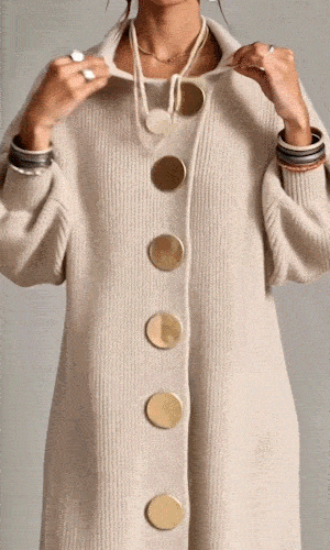 Navy Cardigan Dress Demonstration