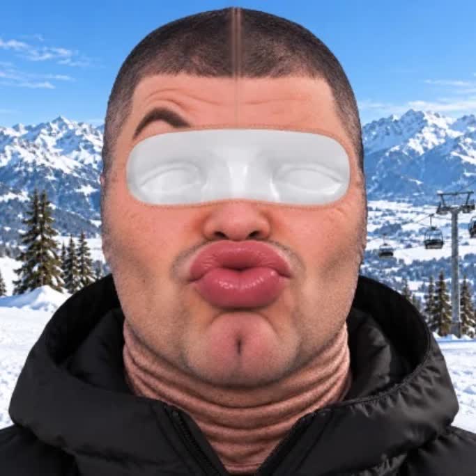 Funny Face Ski Lovers - Personalized Ski Mask - E - image 6