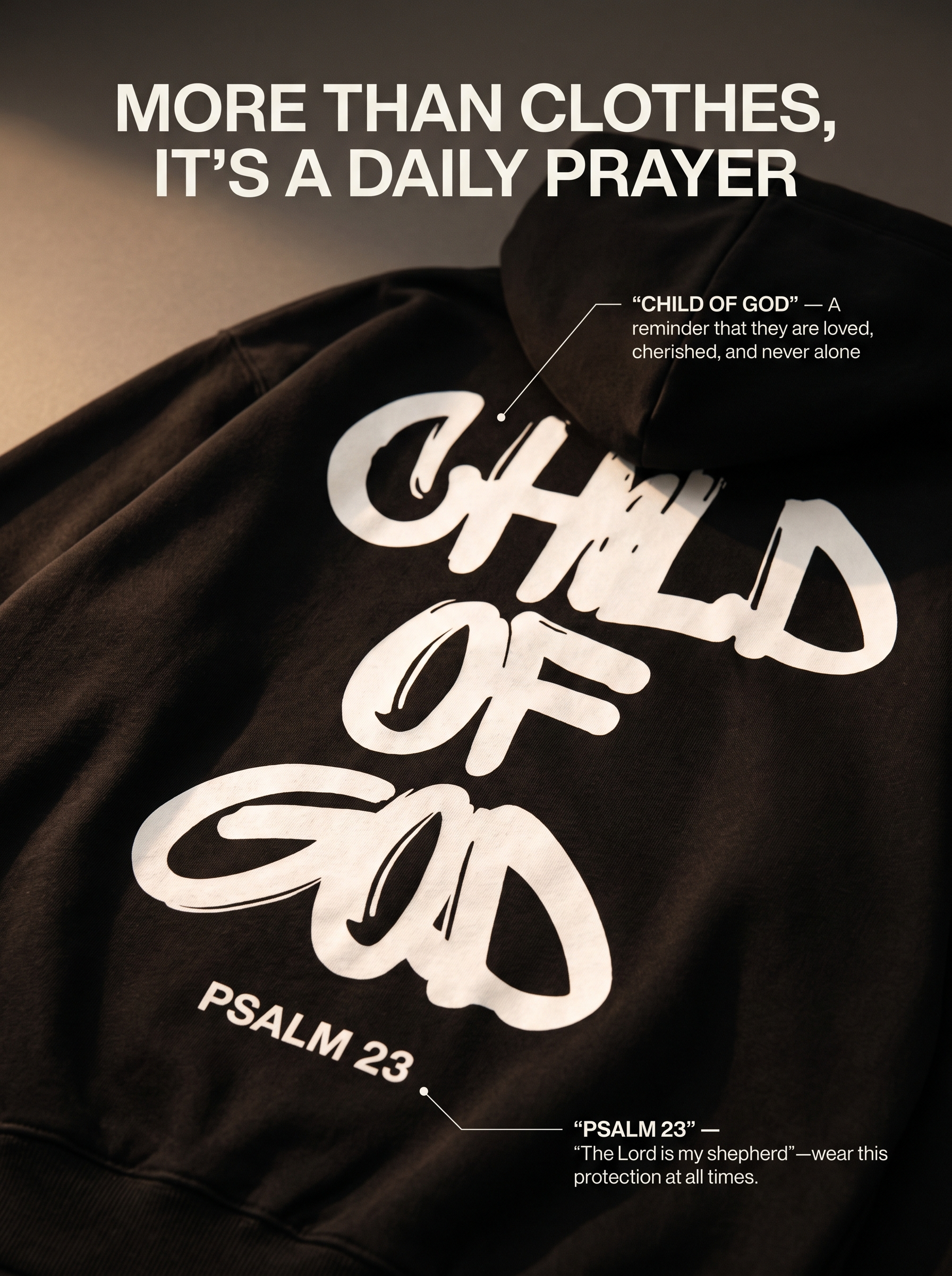Child of God hoodie product story image 4