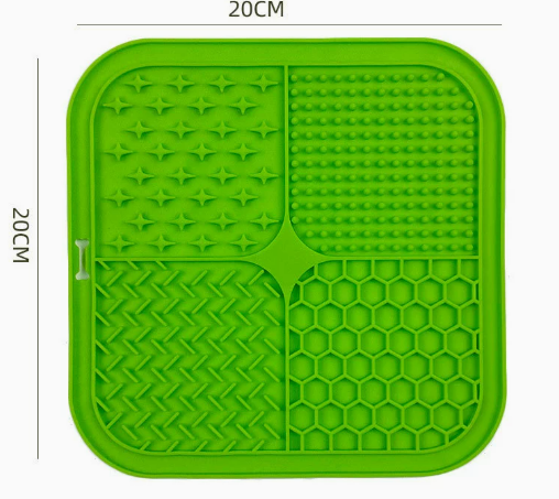 Heeipaw Silicone Lick Mat – Slow Feeder Enrichment Mat For Dogs & Cats - Green - image 7