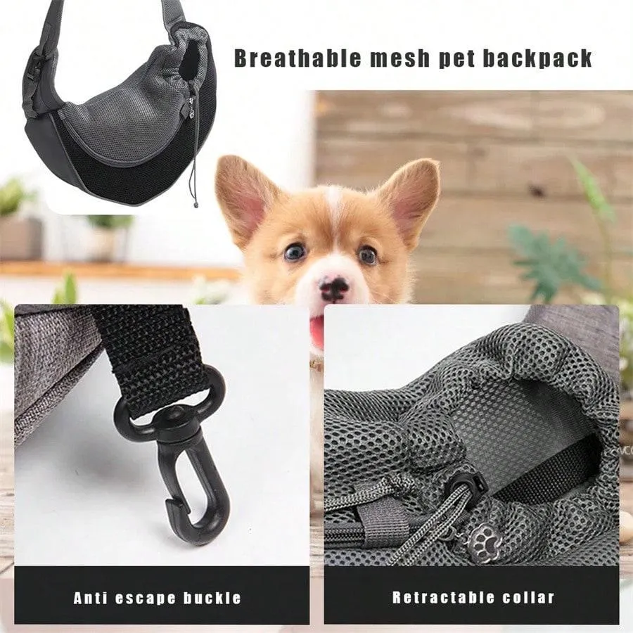 Small medium pet travel sling bag