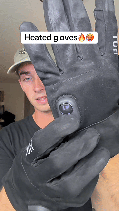 Heated gloves animated product demonstration