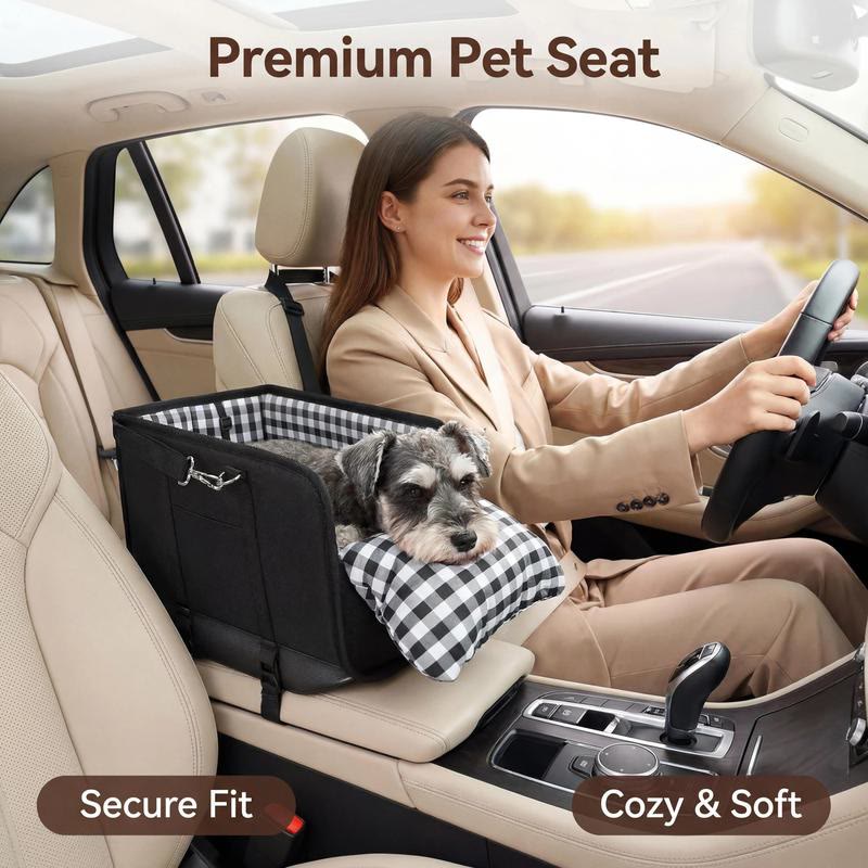Heeipaw Cozy Armrest Dog Car Seat – Secure & Comfortable Travel Bed For Small Dogs And Puppies - image 4