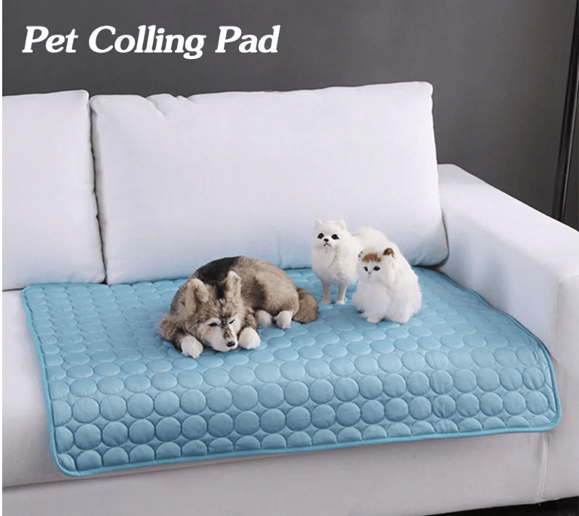 Heeipaw All-season Cooling Dog Bed, Machine Washable Pet Sleeping Mat For Dogs & Cats, Breathable Summer Cooling Pad, Comfortable Pet Cushion - image 3