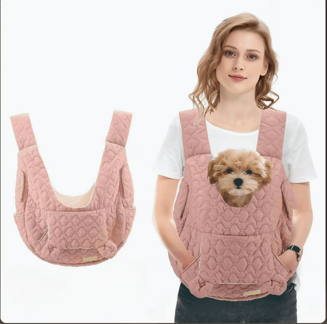 Heeipaw Soft Breathable Pet Backpack Carrier, Comfortable Travel Bag For Cats And Dogs, Portable Outdoor Pet Carrier Backpack - Pink - image 2