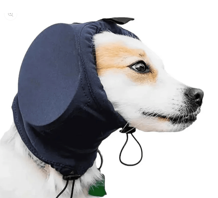 Heeipaw Dog Ear Muffs, Noise Reduction Ear Protection For Dogs, Warm & Comfortable Pet Ear Covers For Fireworks, Thunderstorms And Travel - Blue - Size-XL - image 2