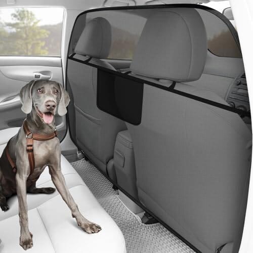 Heeipaw Pet Car Safety Barrier Mesh for Dogs - Black - Medium (M): 52 × 52 × 2 cm / 20.5 × 20.5 × 0.8 in - image 1