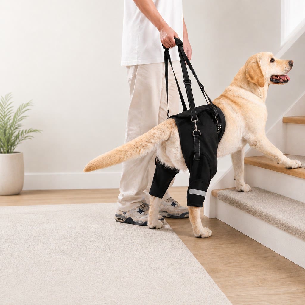 Heeipaw Mobility Support Dog Harness – Rear Leg Lift Aid For Senior & Recovery Dogs - Black - XL - image 1