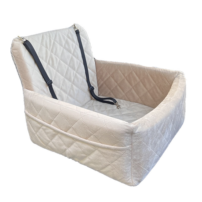 Heeipaw Travel  Dog Car Bed – Washable Travel Bed for Dogs - Beige - 45*45*35cm - image 9