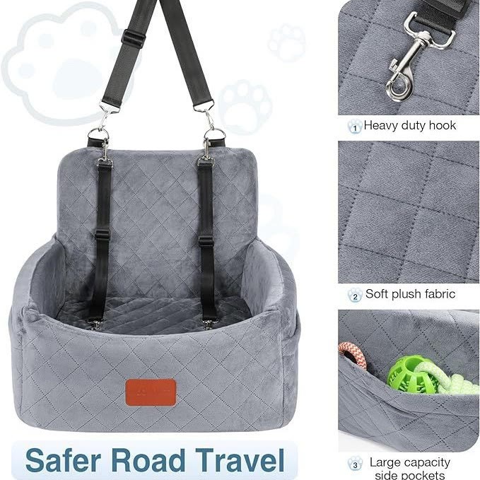 Heeipaw Travel  Dog Car Bed – Washable Travel Bed for Dogs - image 3