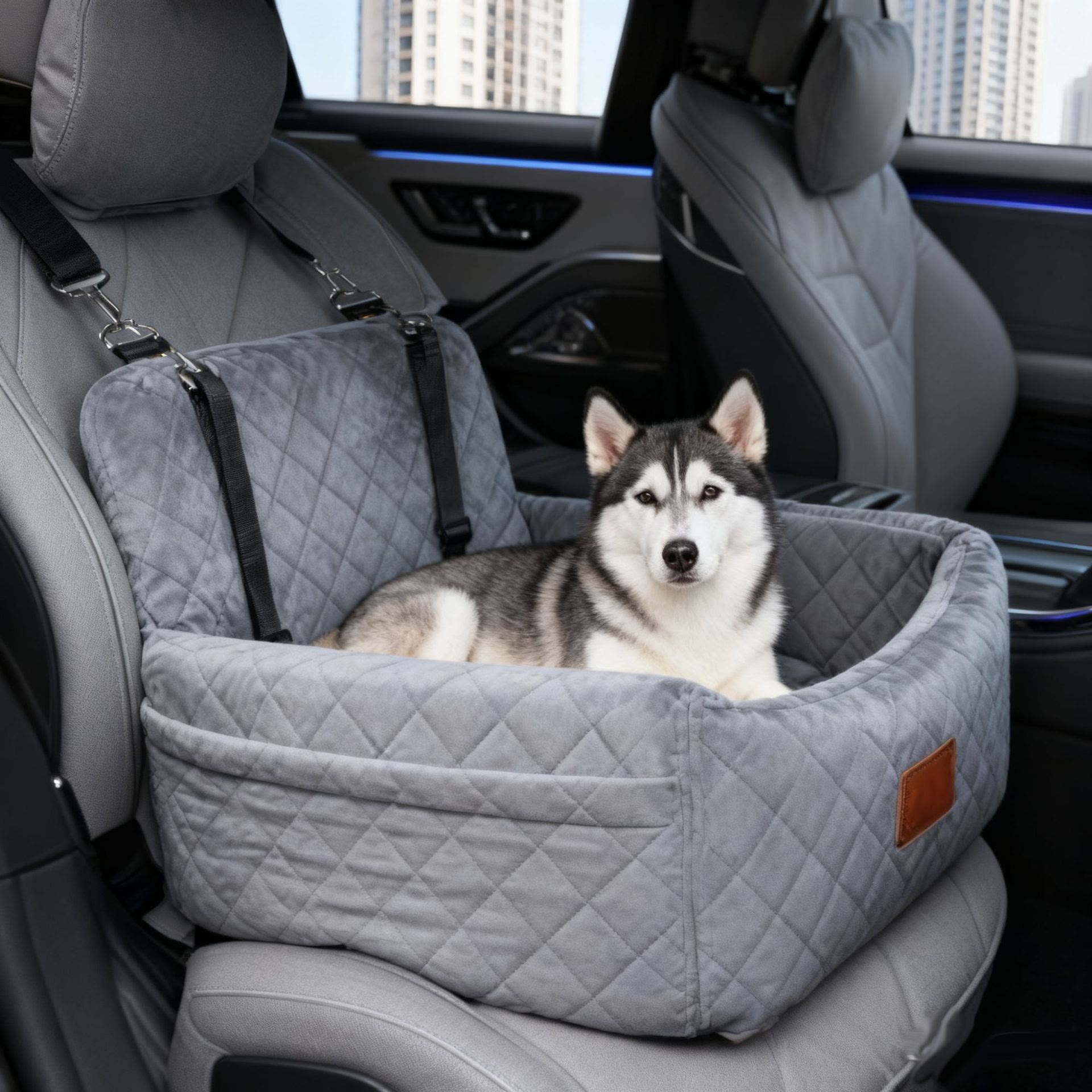 Heeipaw Travel  Dog Car Bed – Washable Travel Bed for Dogs - image 1