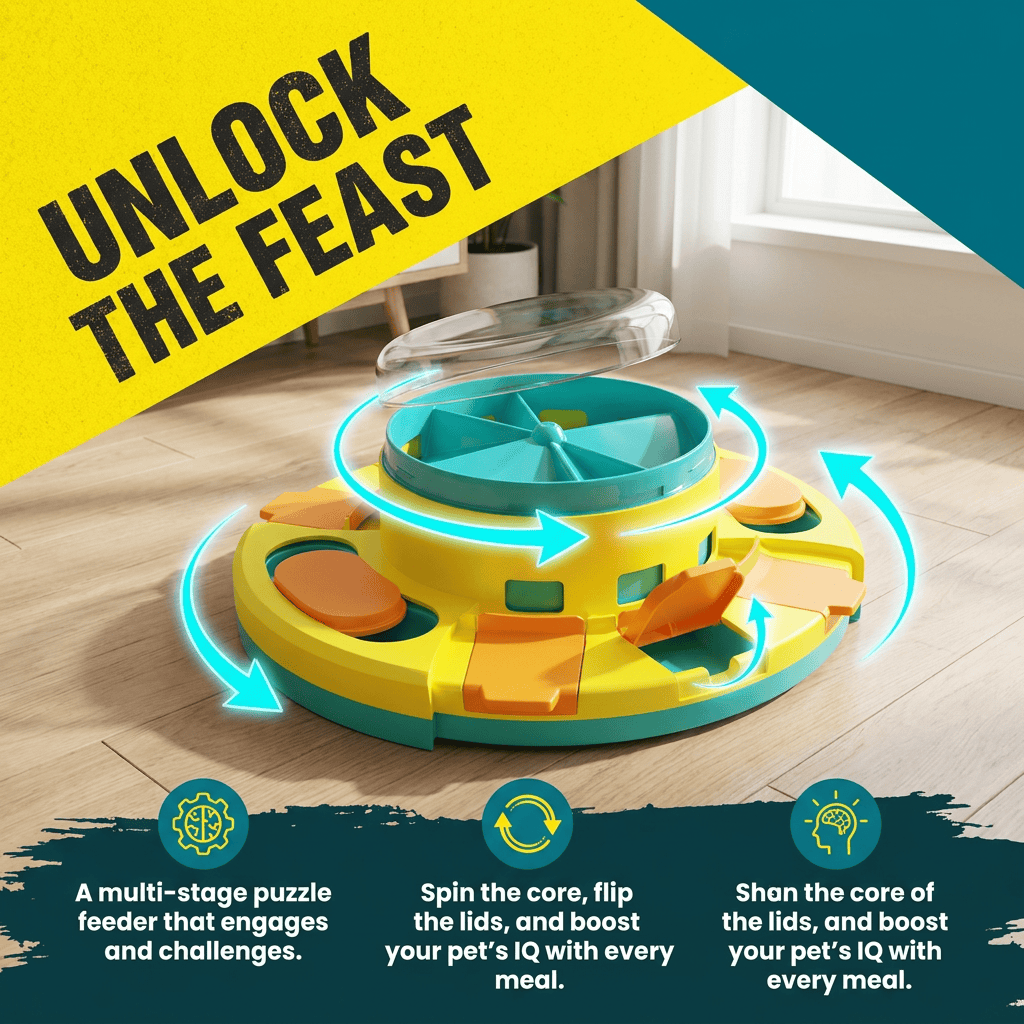 Heeipaw Interactive Treat Dispenser – Puzzle Reward Toy for Dogs - image 1