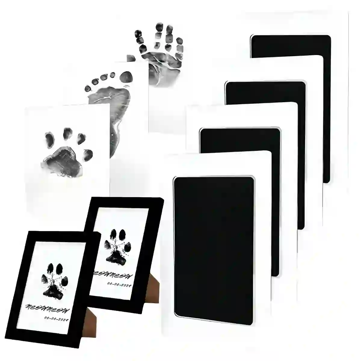 Heeipaw PawPrint Keepsake Frame – Inkless Paw Print Memory Kit for Dogs & Cats - image 3