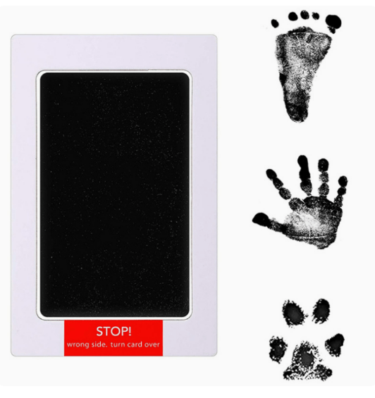 Heeipaw PawPrint Keepsake Frame – Inkless Paw Print Memory Kit for Dogs & Cats - Black - S95*57mm - image 4