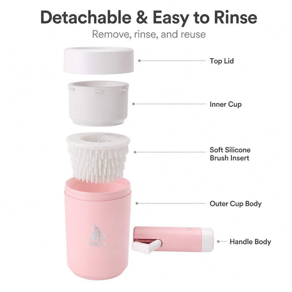 Heeipaw PawClean Dog Paw Cleaner Cup – Portable Paw Washer for Dogs & Cats - image 4