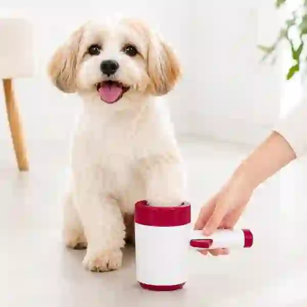 Heeipaw PawClean Dog Paw Cleaner Cup – Portable Paw Washer for Dogs & Cats - Wine - image 5