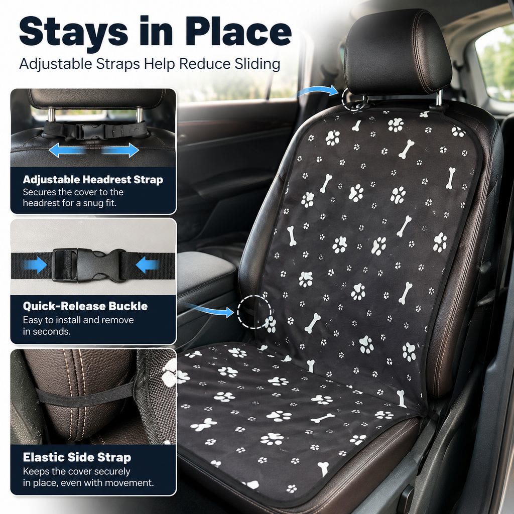 Heeipaw Carsafe Waterproof Dog Car Seat Mat – Protective Travel Pad For Dogs & Cats - image 5