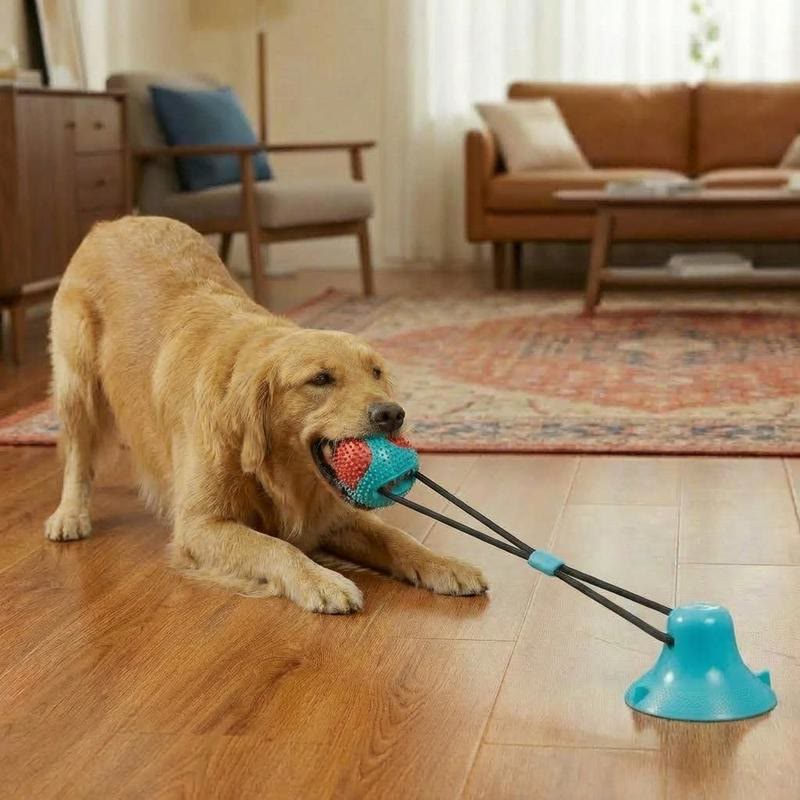 Heeipaw Interactive Suction Cup Treat Toy – Durable Dental Chew Ball For Happy, Healthy Dogs - image 1