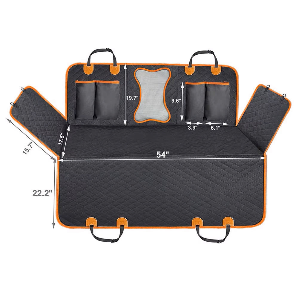 Heeipaw Waterproof Dog Car Seat Cover – Premium Back Seat Protector for Dogs, Scratch Resistant Pet Travel Mat for Cars & SUVs - image 5