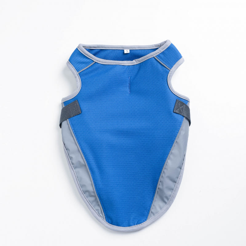 Heeipaw Dog Cooling Vest for Summer, Breathable Cooling Shirt for Dogs, Lightweight Heat Relief Jacket for Small Medium Large Dogs - Blue - 2XL - image 3