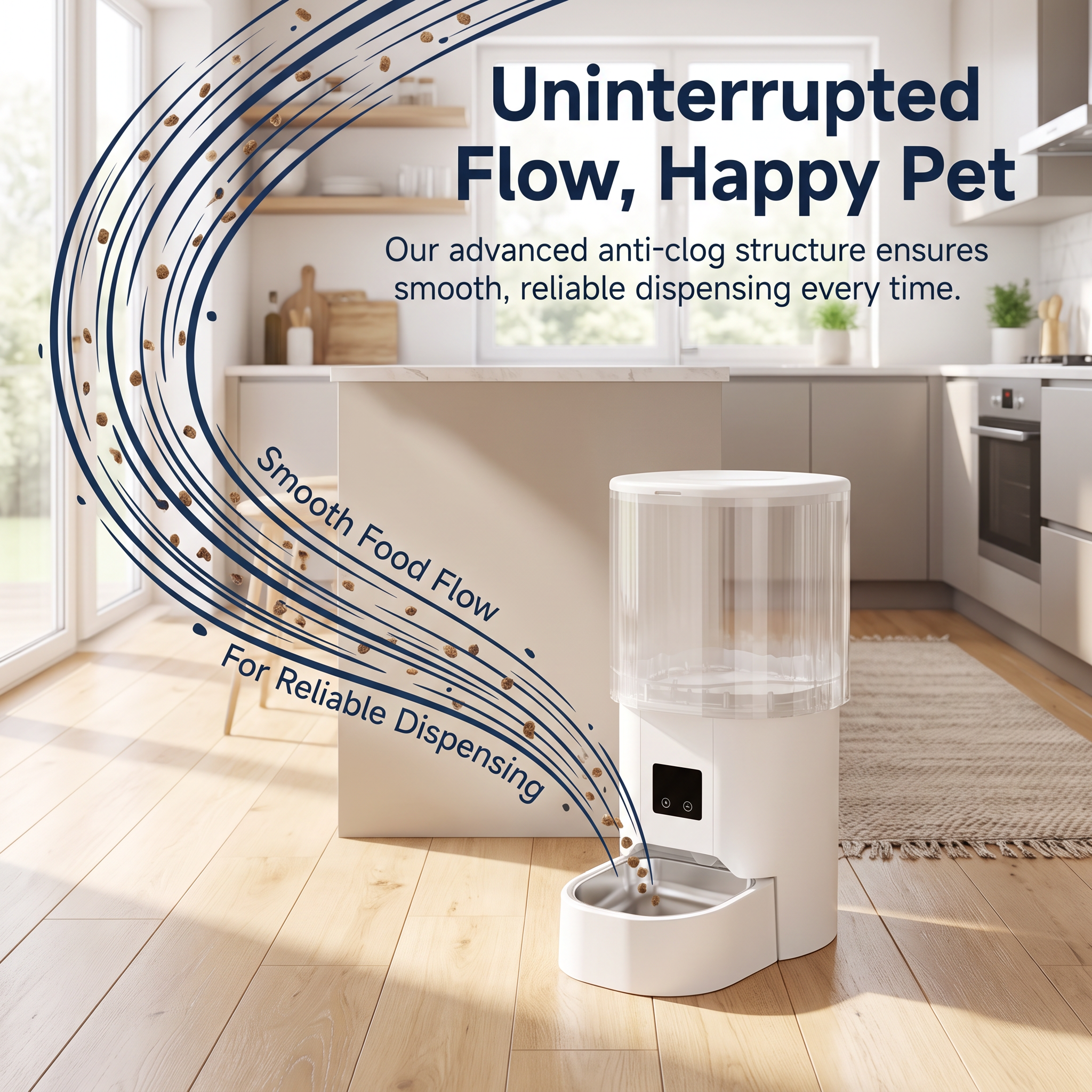 Heeipaw Automatic Pet Feeder with Timed Feeding for Cats & Small Dogs - image 6