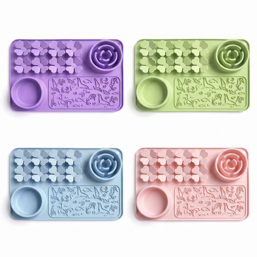 Heeipaw Silicone Lick Mat Slow Feeder For Dogs & Cats | Interactive Feeding Bowl - image 1