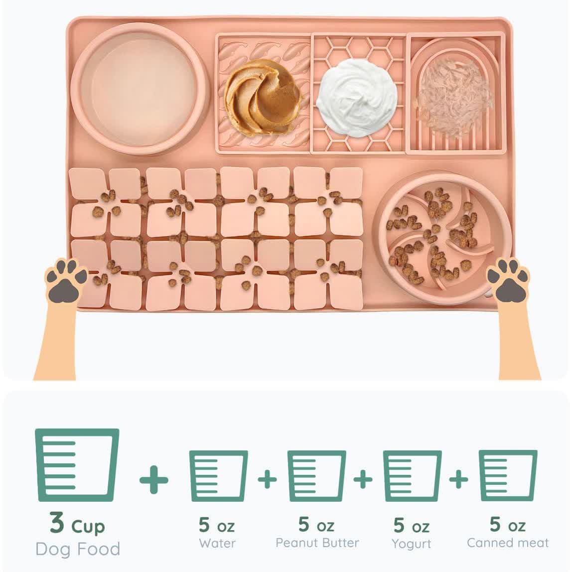 Heeipaw Silicone Lick Mat For Dogs & Cats – Slow Feeder Bowl With Anti-slip Design For Healthy Feeding - image 14