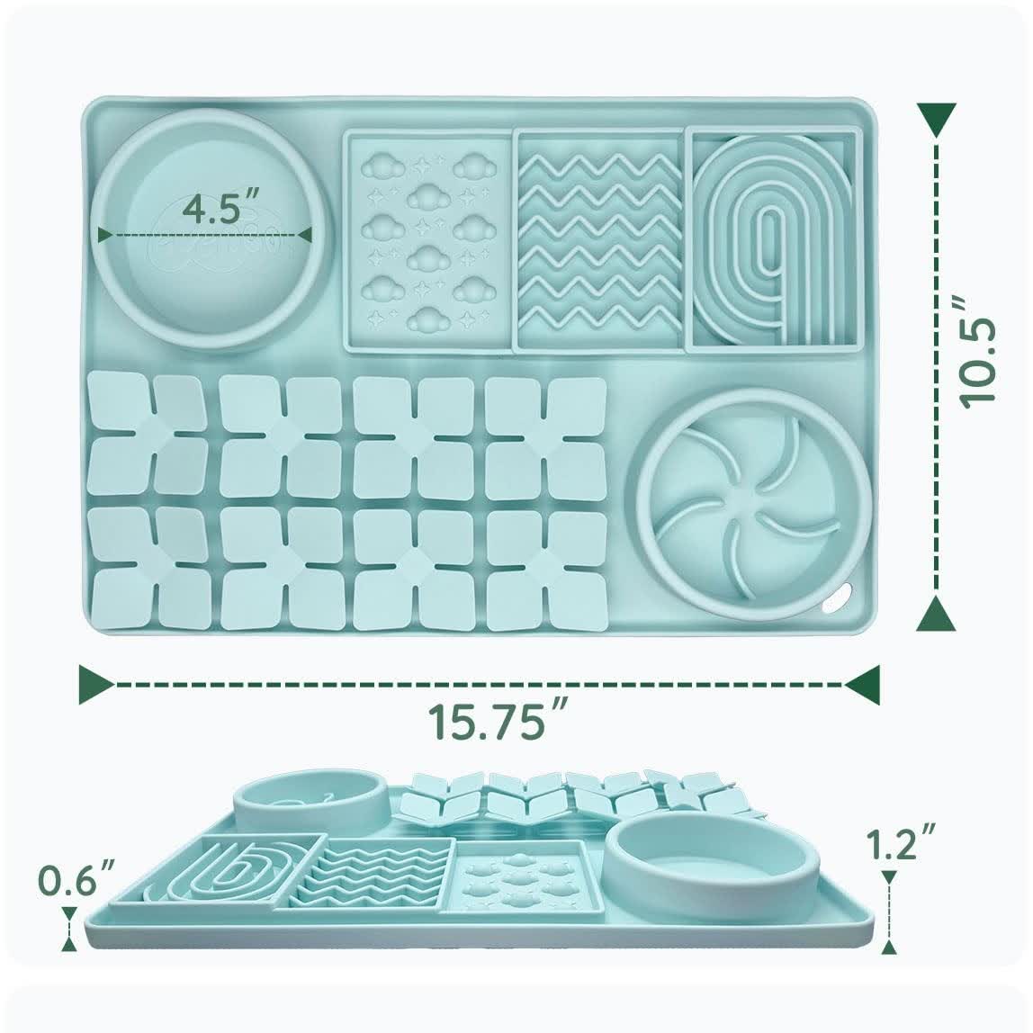 Heeipaw Silicone Lick Mat For Dogs & Cats – Slow Feeder Bowl With Anti-slip Design For Healthy Feeding - image 15