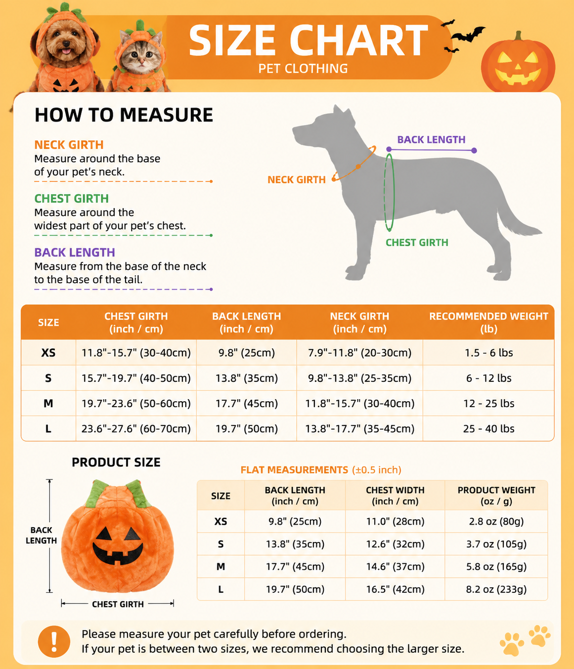 Heeipaw Pumpkin Dog Clothes – Cute Halloween & Christmas Pet Outfit for Small Dogs, Cats, Puppies & Parties  - image 7