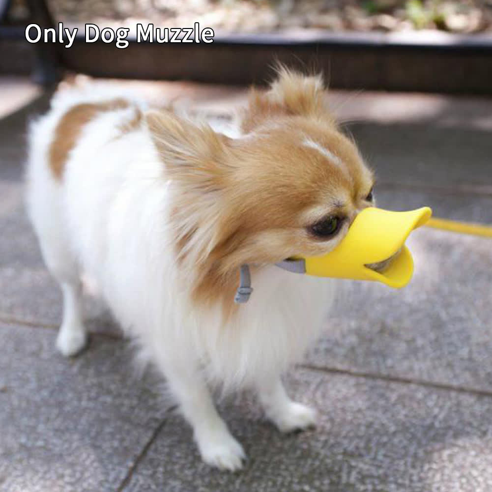 Heeipaw Silicone Dog Muzzle – Soft Duckbill Anti-Bite Muzzle for Walking & Scavenging Prevention - image 2