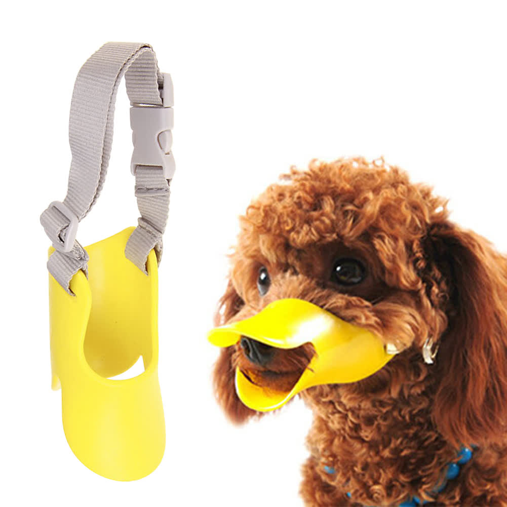 Heeipaw Silicone Dog Muzzle – Soft Duckbill Anti-Bite Muzzle for Walking & Scavenging Prevention - image 1