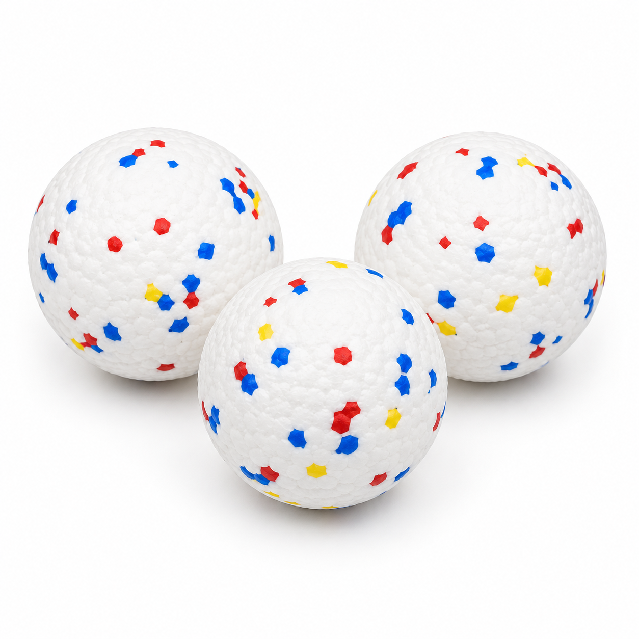 Heeipaw ETPU Durable Dog Ball – Tough Chew Toy for Large Dogs, Lightweight Floating Fetch Ball - White - S - 3pcs - image 9
