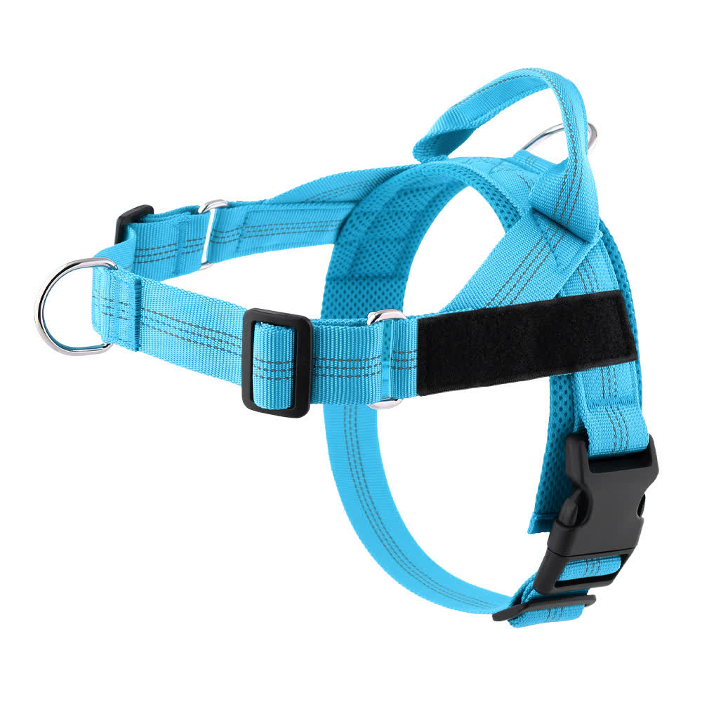 Heeipaw No-Pull Dog Harness – Adjustable Vest Harness for Medium & Large Dogs, Comfortable Walking & Outdoor Control - Sky Blue - XL - image 8