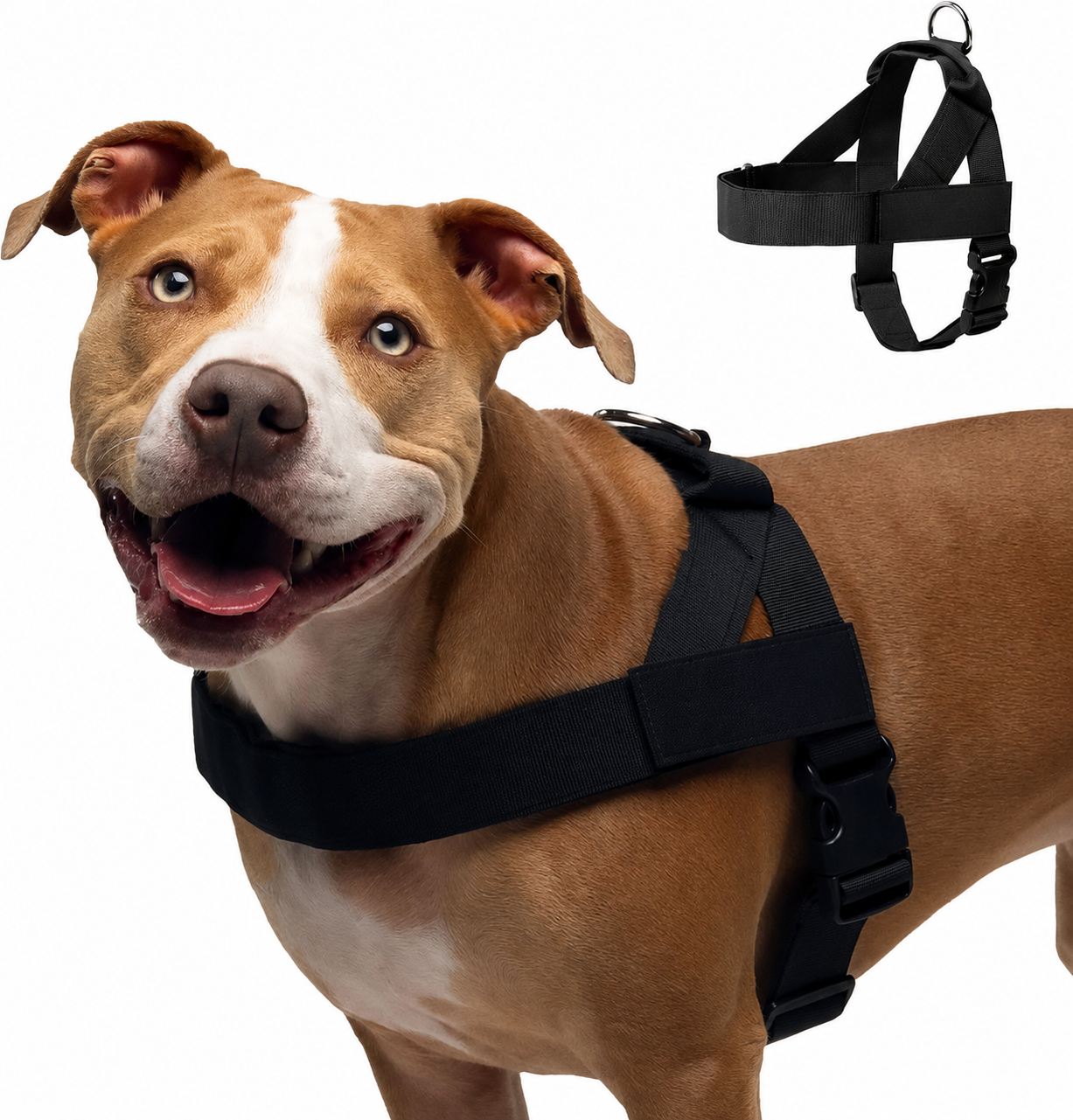 Heeipaw No-Pull Dog Harness – Adjustable Vest Harness for Medium & Large Dogs, Comfortable Walking & Outdoor Control - image 1