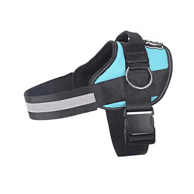 Heeipaw No-Pull Dog Harness & Leash Set – Breathable Reflective Adjustable Walking Vest - Light Blue - 2XL - image 5