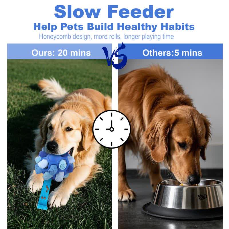 Heeipaw Dog Snuffle Ball Toy - Chewable Interactive Toy, Calming Puzzle Slow Feeder Snack Dispenser for Small Dogs, Anxiety Reli - image 2