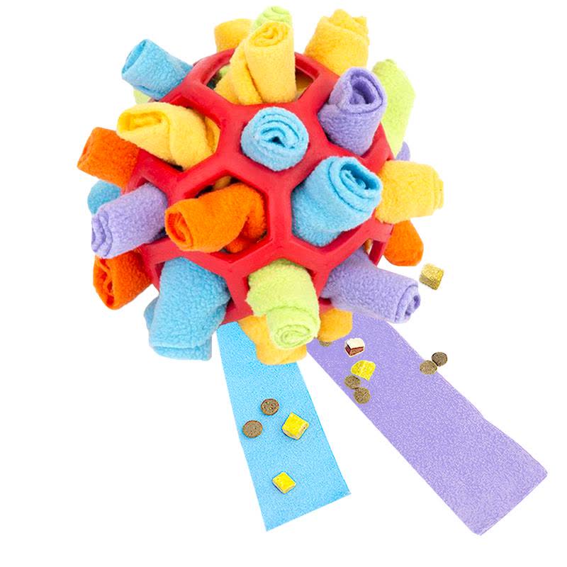Heeipaw Dog Snuffle Ball Toy - Chewable Interactive Toy, Calming Puzzle Slow Feeder Snack Dispenser for Small Dogs, Anxiety Reli - unicorn - 4.7inch - image 9