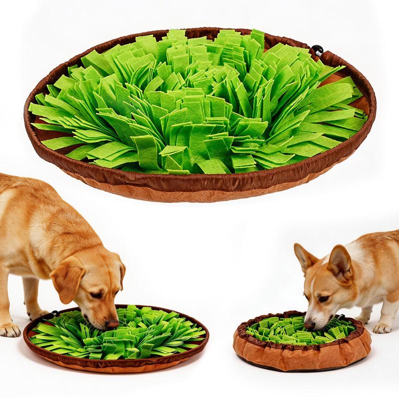 Heeipaw Dog Snuffle Mat – Interactive Nose Work Feeding Mat for Mental Stimulation, Slow Feeding & Boredom Relief - Green - image 1