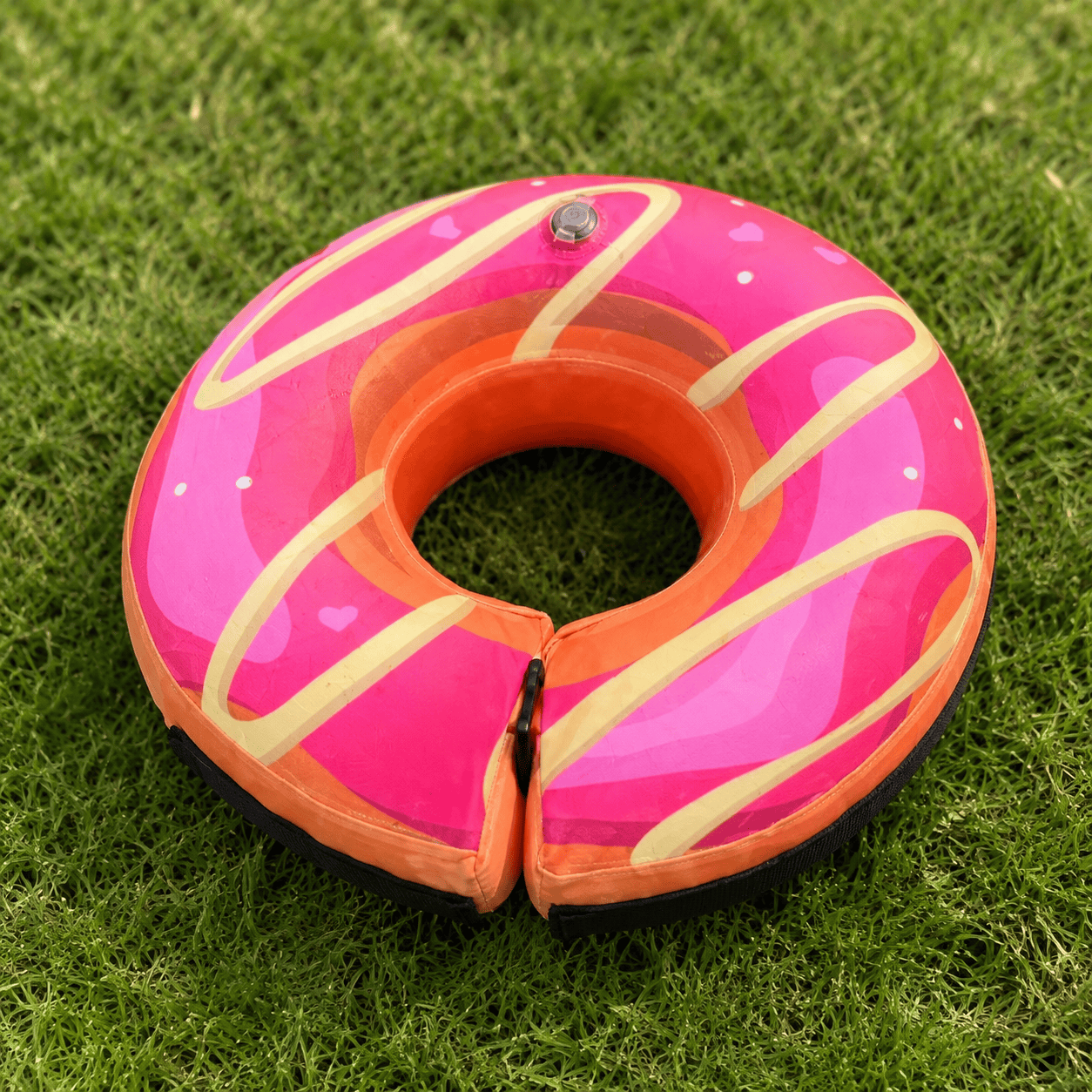 Heeipaw Waterproof Dog and Cat Collar – Colorful PVC Adjustable Collar for Swimming, Beach & Outdoor Adventures - Orange - XL - image 14