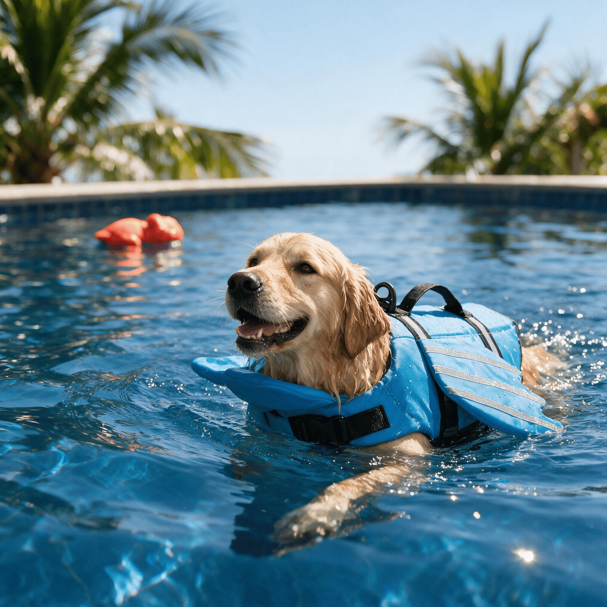 Heeipaw Reflective Dog Life Jacket with Angel Wings, Adjustable Swimming Vest for Summer Water Adventures - image 6