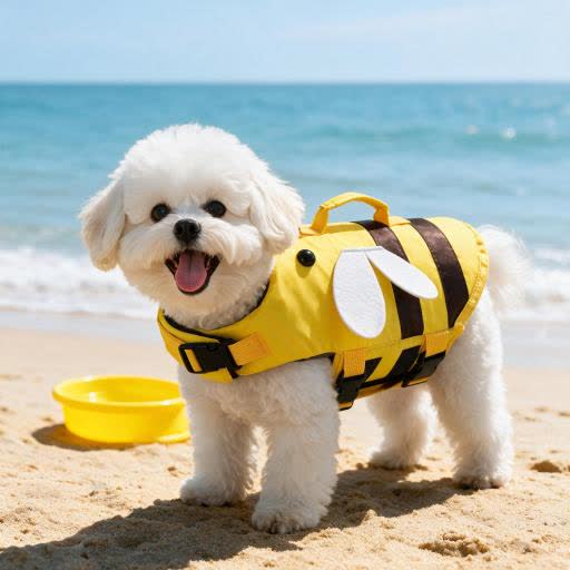 Heeipaw Dog Life Jacket for Small & Medium Dogs, Adjustable Pet Swimming Vest - image 2
