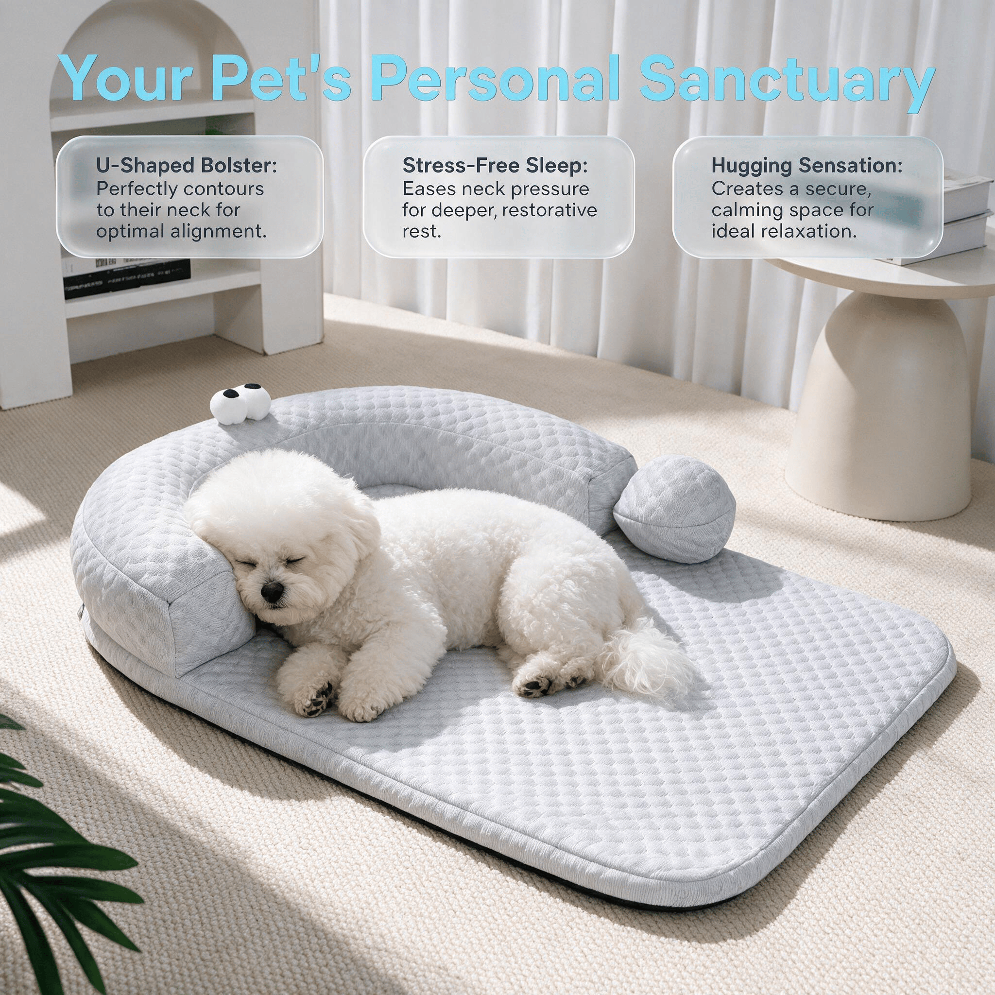 Heeipaw Summer Cooling Pet Bed, Breathable Cooling Pad for Dogs and Cats, Soft Sleeping Mat for Indoor Kennel, Crate & Home - image 1