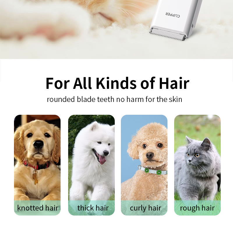 Heeipaw Professional Pet Grooming Clipper, Low Noise Waterproof Dog & Cat Hair Trimmer, Electric Shaver for Home Grooming - image 26