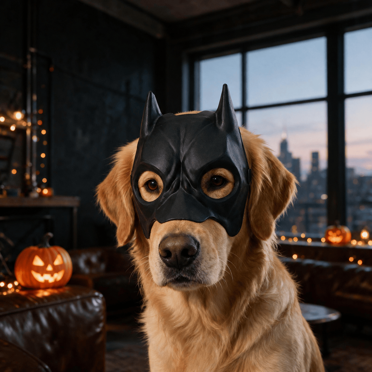 Heeipaw Halloween Pet Mask for Cats & Small Dogs, Funny Plastic Cosplay Costume Mask, Cute Party Photo Prop for Halloween Dress  - dog mask - image 2