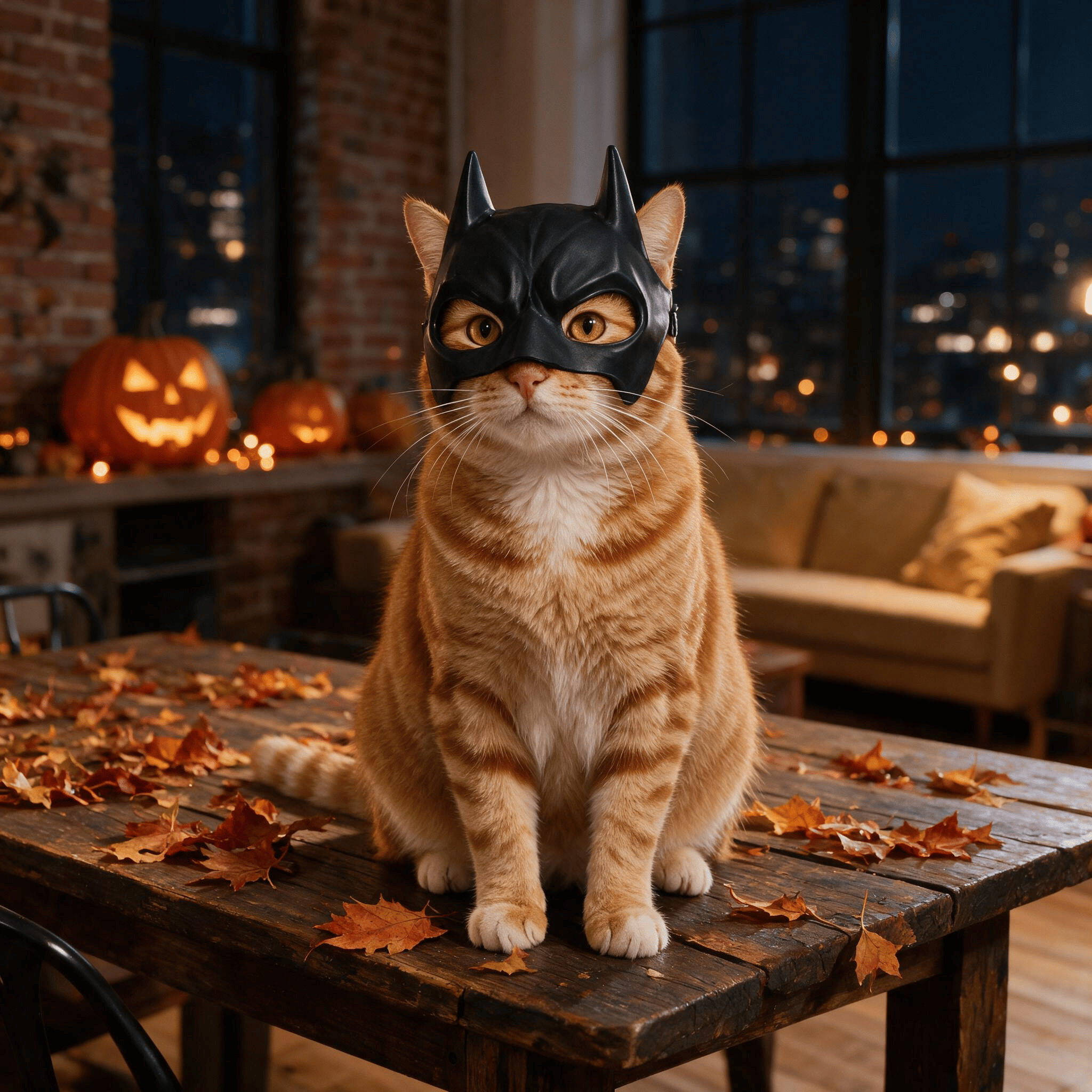 Heeipaw Halloween Pet Mask for Cats & Small Dogs, Funny Plastic Cosplay Costume Mask, Cute Party Photo Prop for Halloween Dress  - cat mask - image 3