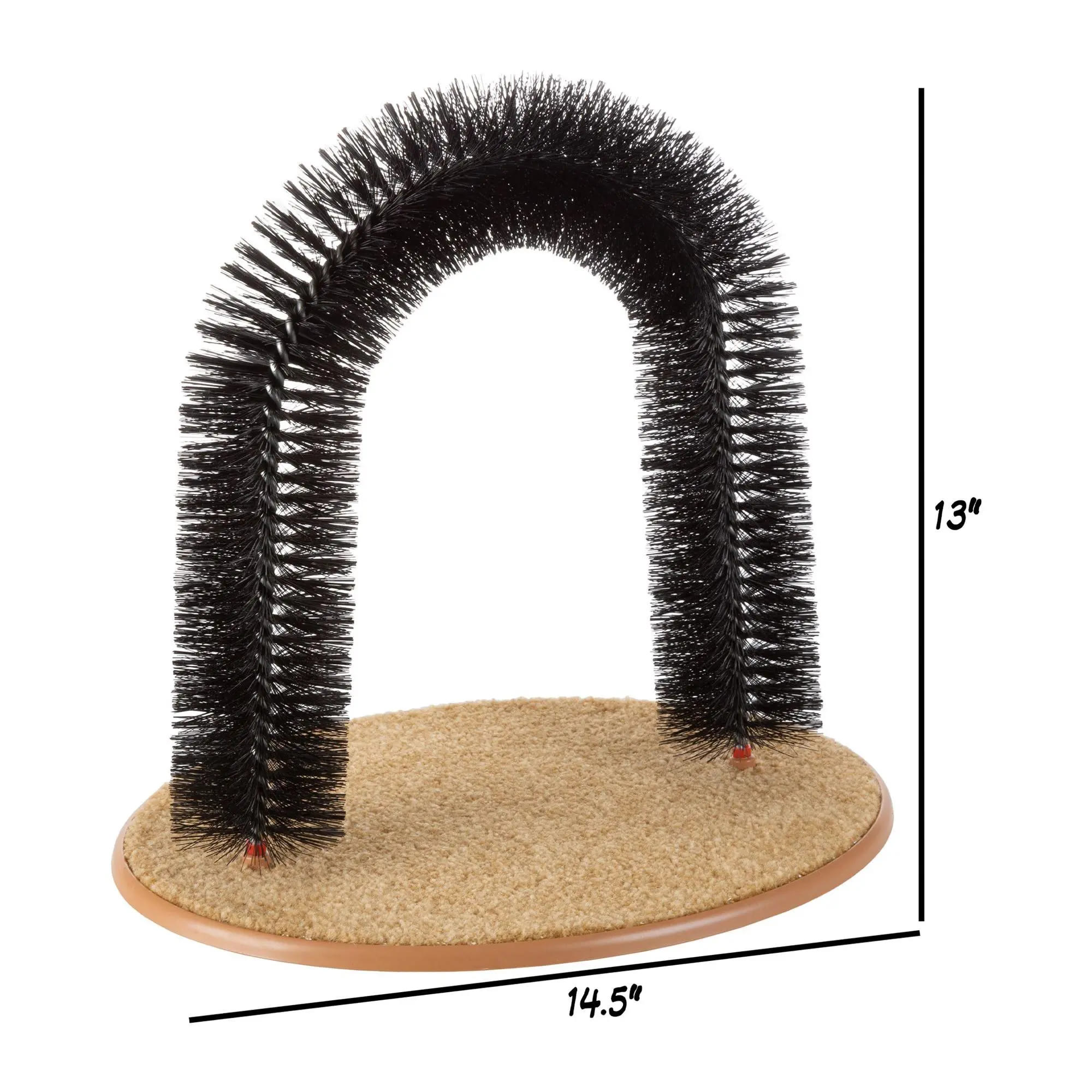 Heeipaw Cat Se lf-Groomer Bris tle Ring Brush Cat Arch - image 5